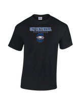 St. Lucie West Centennial HS Football Block - Cotton T-Shirt