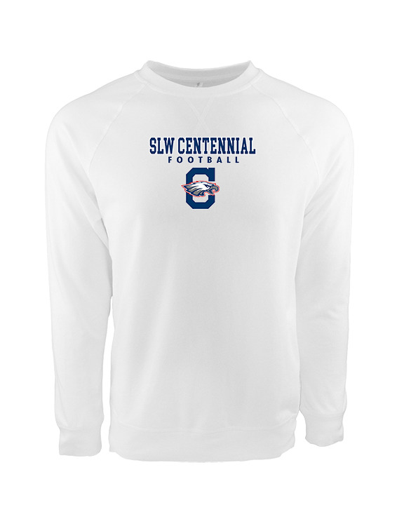 St. Lucie West Centennial HS Football Block - Crewneck Sweatshirt