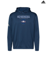 St. Lucie West Centennial HS Football Block - Mens Adidas Hoodie