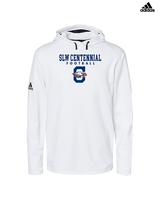 St. Lucie West Centennial HS Football Block - Mens Adidas Hoodie