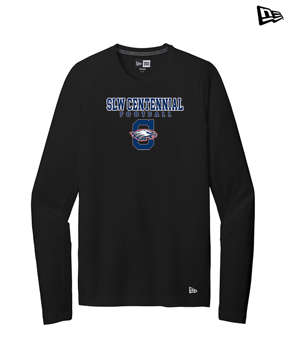 St. Lucie West Centennial HS Football Block - New Era Performance Long Sleeve