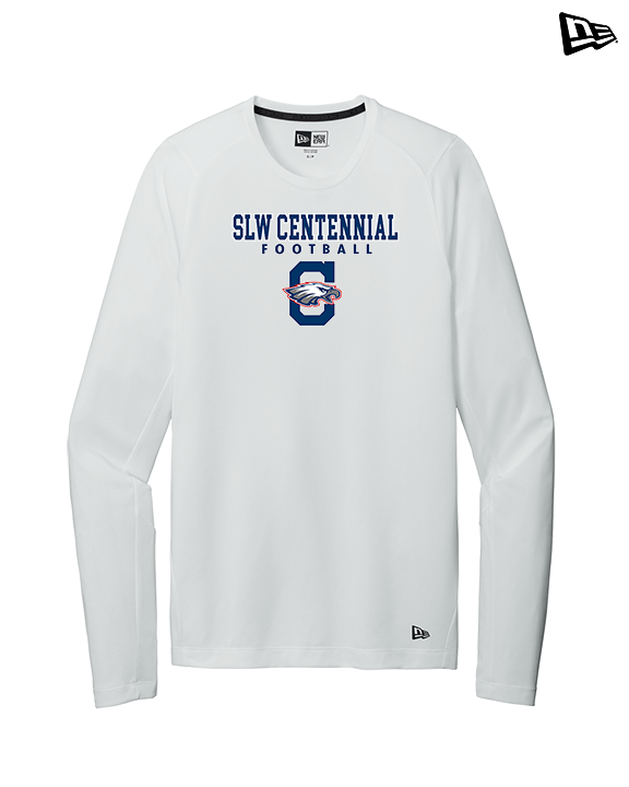 St. Lucie West Centennial HS Football Block - New Era Performance Long Sleeve