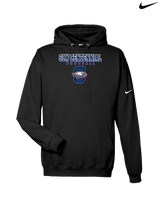 St. Lucie West Centennial HS Football Block - Nike Club Fleece Hoodie