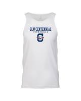 St. Lucie West Centennial HS Football Block - Tank Top