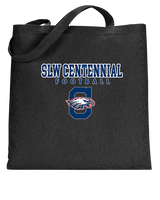 St. Lucie West Centennial HS Football Block - Tote