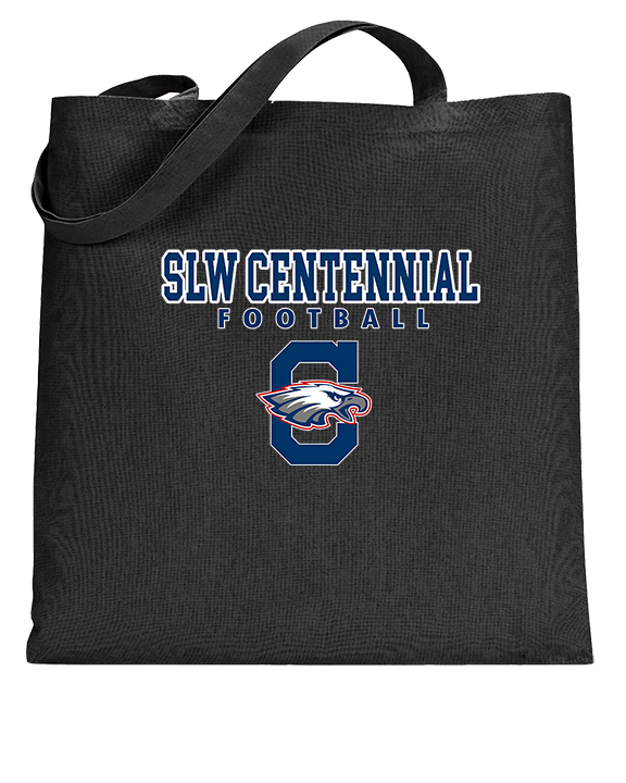 St. Lucie West Centennial HS Football Block - Tote