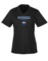 St. Lucie West Centennial HS Football Block - Womens Performance Shirt