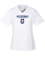 St. Lucie West Centennial HS Football Block - Womens Performance Shirt