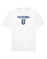St. Lucie West Centennial HS Football Block - Youth Performance Shirt