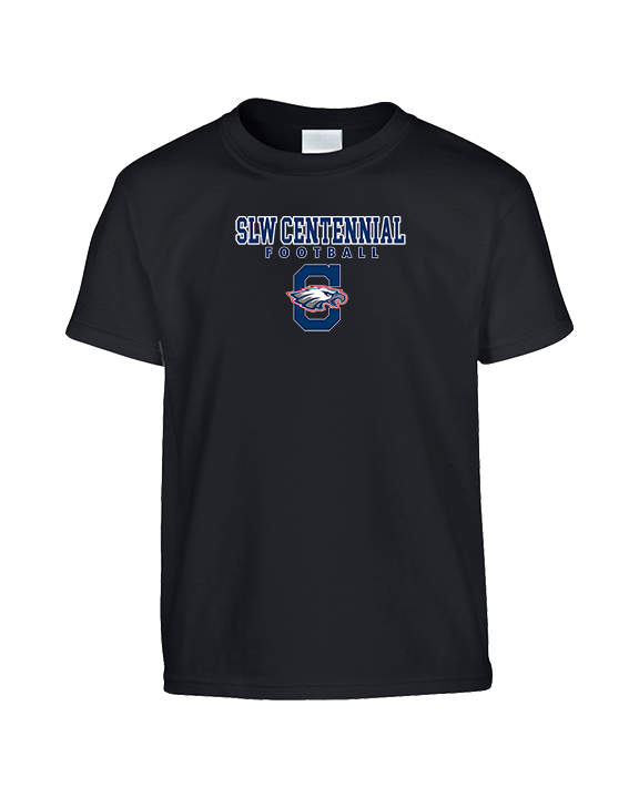 St. Lucie West Centennial HS Football Block - Youth Shirt