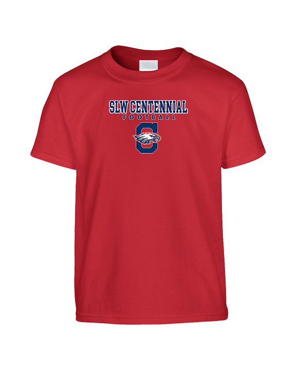 St. Lucie West Centennial HS Football Block - Youth Shirt