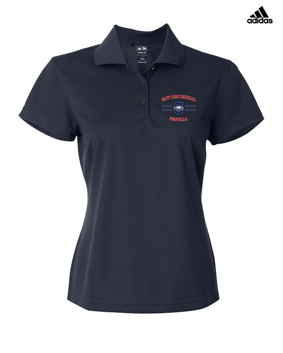 St. Lucie West Centennial HS Football Curve - Adidas Womens Polo