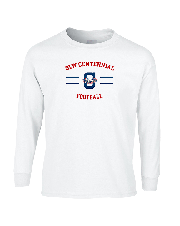 St. Lucie West Centennial HS Football Curve - Cotton Longsleeve