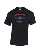 St. Lucie West Centennial HS Football Curve - Cotton T-Shirt