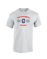St. Lucie West Centennial HS Football Curve - Cotton T-Shirt
