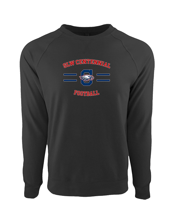 St. Lucie West Centennial HS Football Curve - Crewneck Sweatshirt