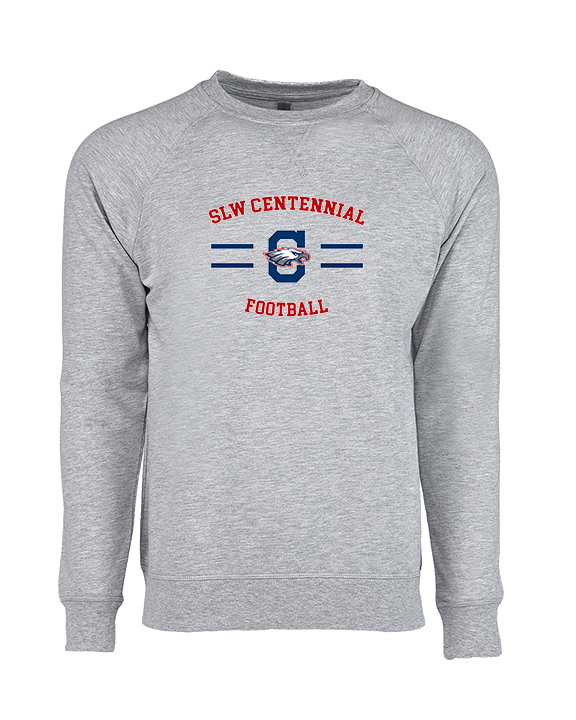 St. Lucie West Centennial HS Football Curve - Crewneck Sweatshirt