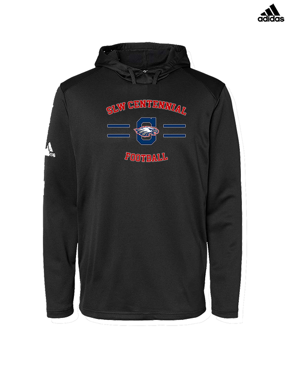 St. Lucie West Centennial HS Football Curve - Mens Adidas Hoodie