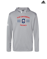 St. Lucie West Centennial HS Football Curve - Mens Adidas Hoodie