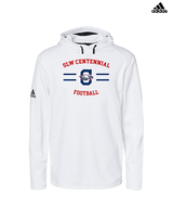 St. Lucie West Centennial HS Football Curve - Mens Adidas Hoodie