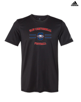 St. Lucie West Centennial HS Football Curve - Mens Adidas Performance Shirt