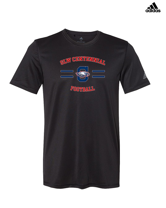 St. Lucie West Centennial HS Football Curve - Mens Adidas Performance Shirt
