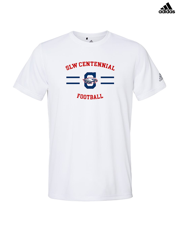 St. Lucie West Centennial HS Football Curve - Mens Adidas Performance Shirt
