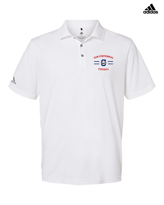St. Lucie West Centennial HS Football Curve - Mens Adidas Polo