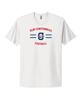 St. Lucie West Centennial HS Football Curve - Mens Select Cotton T-Shirt