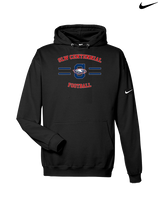 St. Lucie West Centennial HS Football Curve - Nike Club Fleece Hoodie