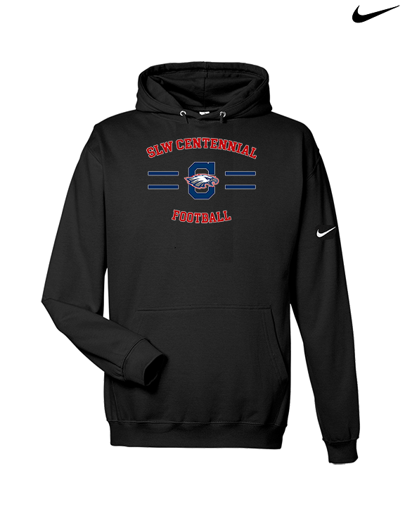 St. Lucie West Centennial HS Football Curve - Nike Club Fleece Hoodie