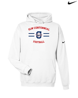 St. Lucie West Centennial HS Football Curve - Nike Club Fleece Hoodie