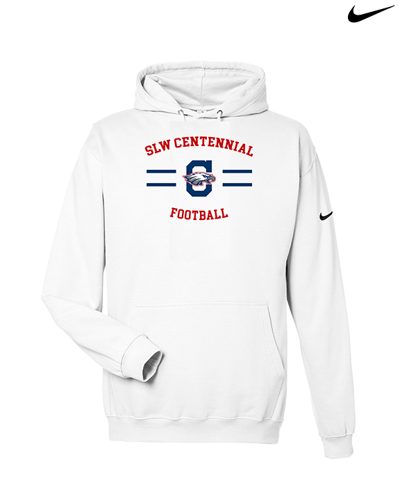 St. Lucie West Centennial HS Football Curve - Nike Club Fleece Hoodie