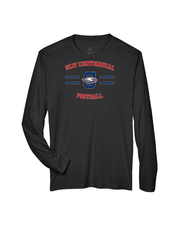 St. Lucie West Centennial HS Football Curve - Performance Longsleeve