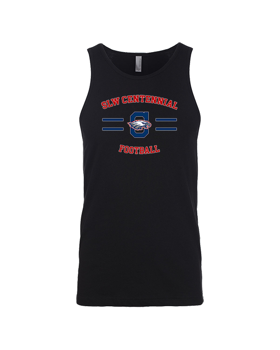 St. Lucie West Centennial HS Football Curve - Tank Top
