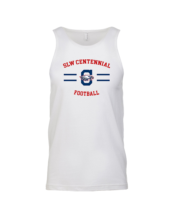 St. Lucie West Centennial HS Football Curve - Tank Top