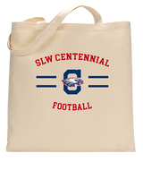 St. Lucie West Centennial HS Football Curve - Tote