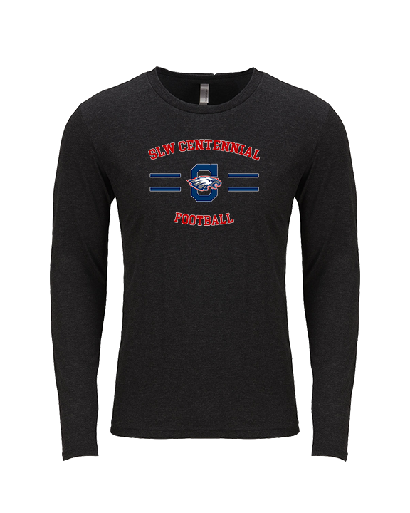 St. Lucie West Centennial HS Football Curve - Tri-Blend Long Sleeve