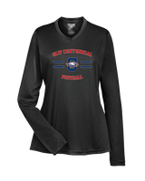 St. Lucie West Centennial HS Football Curve - Womens Performance Longsleeve