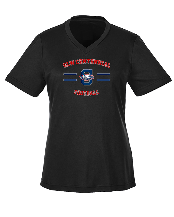 St. Lucie West Centennial HS Football Curve - Womens Performance Shirt