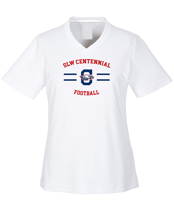 St. Lucie West Centennial HS Football Curve - Womens Performance Shirt