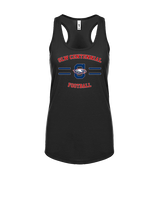 St. Lucie West Centennial HS Football Curve - Womens Tank Top