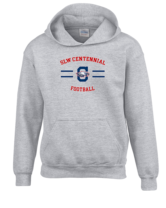 St. Lucie West Centennial HS Football Curve - Youth Hoodie