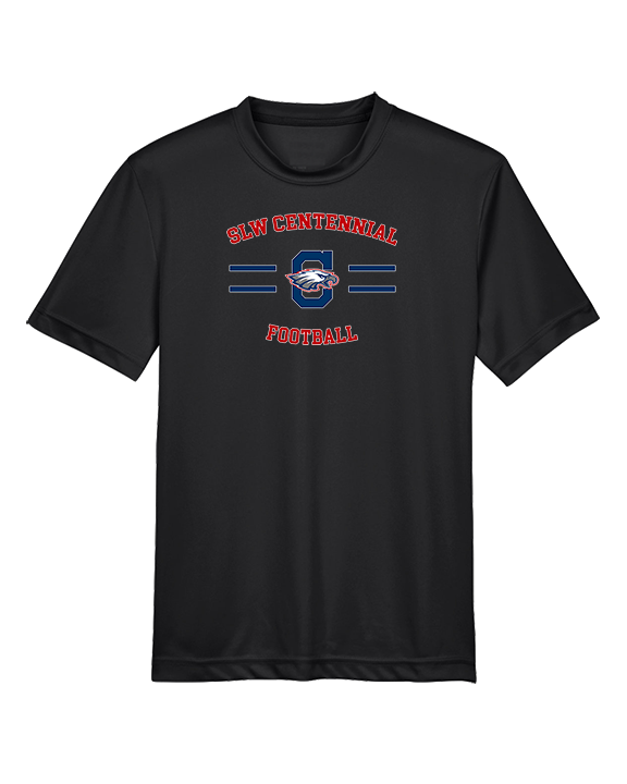 St. Lucie West Centennial HS Football Curve - Youth Performance Shirt