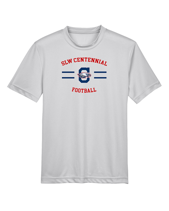 St. Lucie West Centennial HS Football Curve - Youth Performance Shirt