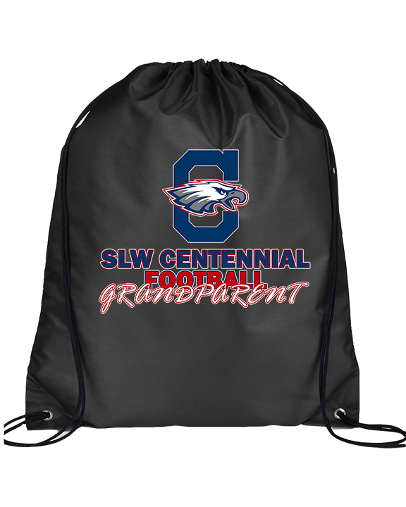 St. Lucie West Centennial HS Football Grandparent - Drawstring Bag