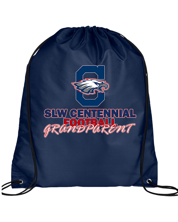 St. Lucie West Centennial HS Football Grandparent - Drawstring Bag