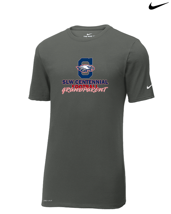 St. Lucie West Centennial HS Football Grandparent - Mens Nike Cotton Poly Tee