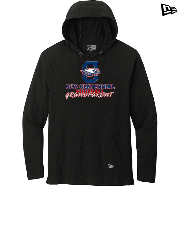 St. Lucie West Centennial HS Football Grandparent - New Era Tri-Blend Hoodie