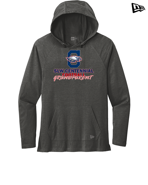 St. Lucie West Centennial HS Football Grandparent - New Era Tri-Blend Hoodie